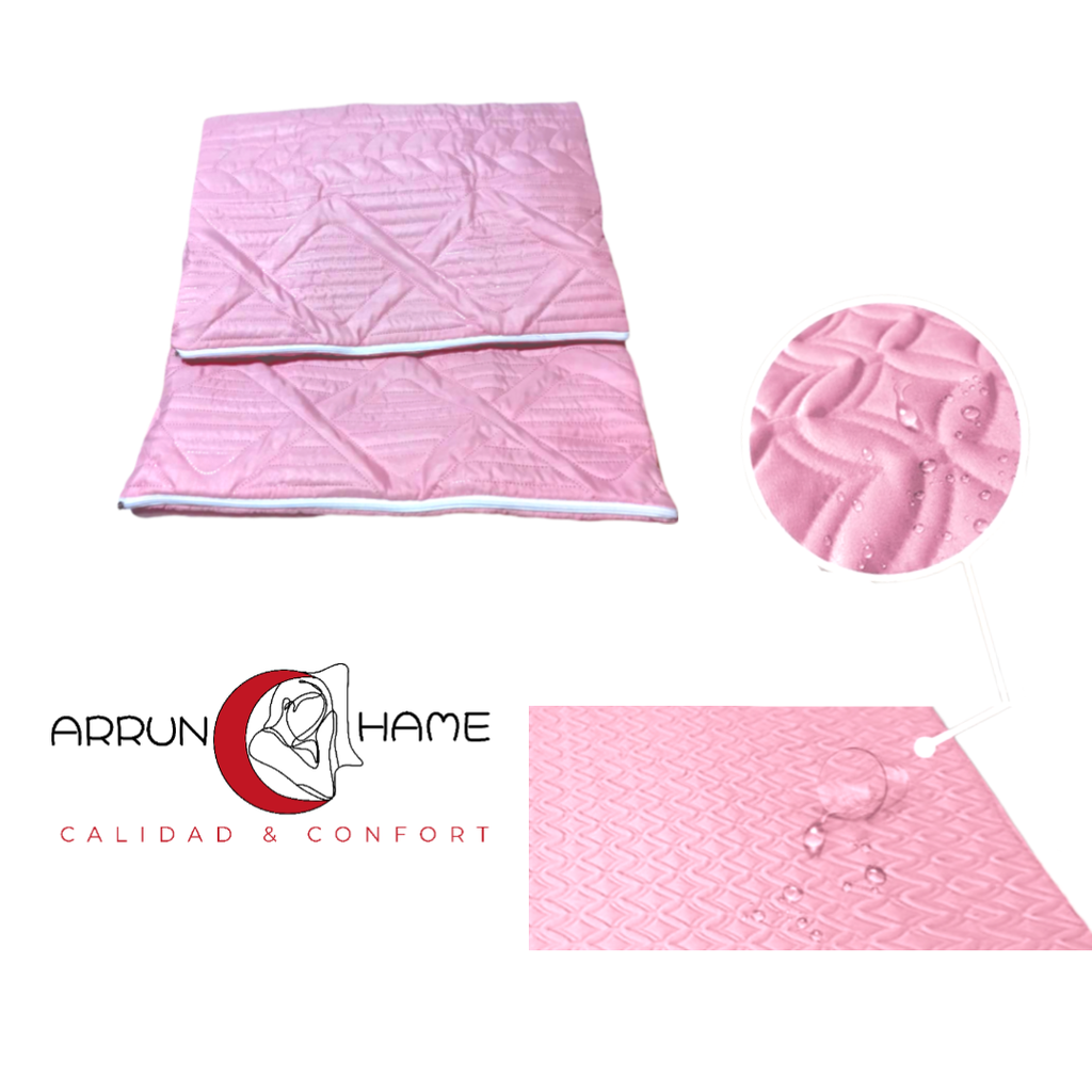 Par de fundas Gold Antifluido Palo de rosa